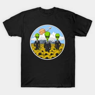 Sunflower Aliens T-Shirt